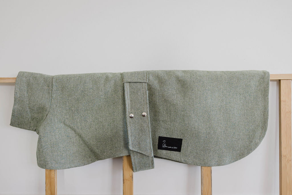 Fern Green Wool Greyhound Coat